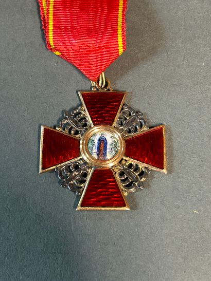 null Russie, Ordre de Sainte Anne.

Croix de chevalier de troisième classe à titre...