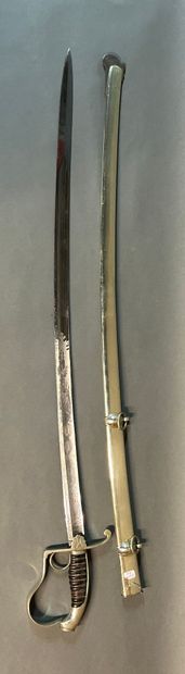 null Light cavalry saber.
Pommel in the shape of stick, Blücher guard with ring,...