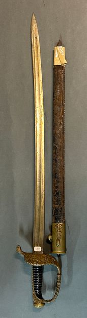 null Naval officer's saber model 1837.

Oval cap assembled to the ferrule decorated...