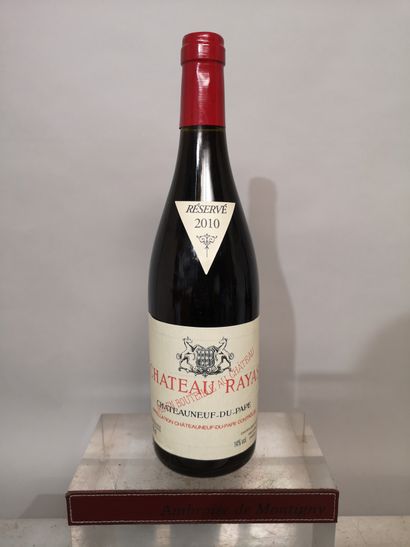 null 1 bouteille CHATEAUNEUF du PAPE Château RAYAS 2010