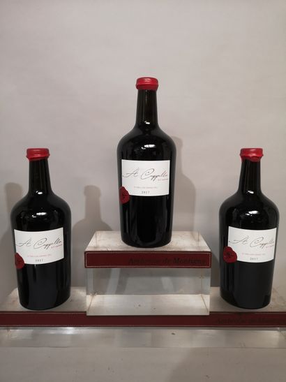 null 3 bouteilles A CAPELLA - Saint Emilion Grand Cru Vignobles Rollet 2017 En coffret...