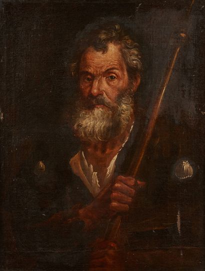 École ITALIENNE du XVIIIe siècle Portrait of a pilgrim
Canvas
75 x 56,5 cm