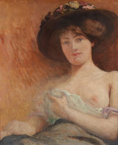 William LAPPARA (1873 - 1920) Portrait de femme
Huile sur toile
52 x 64 cm