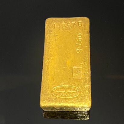 null GOLDEN LINGOT, with its CAPLAIN SAINT-ANDRE issue voucher of March 26, 1968....