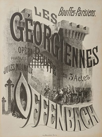 null Les Bouffes Parisiens - Les GEORGIENNES Opéra Bouffe en trois actesparoles de...