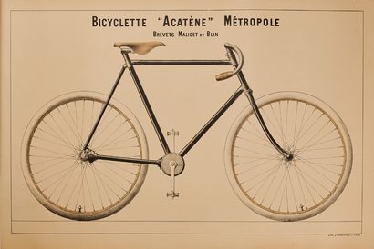 null Bicyclette Acatène Métropole
Affiche lithographique
Lith Kossuth
68 x 102 cm
Entoilée,...
