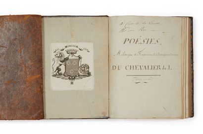 null [POESIE]. [LA LANCE (Claude, Chevalier de)]. Poésies, Mélanges & Fragmens de...