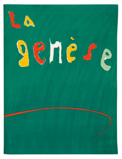 LANSKOY (André) LA GENÈSE.Paris, Bibliophiles d'Union Française, 1966. In-folio en...