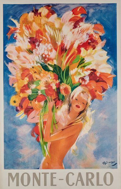 Jean Gabriel DOMERGUE (1889-1962) MONTE CARLO (Femme au bouquet)
Imprimerie Nationale...