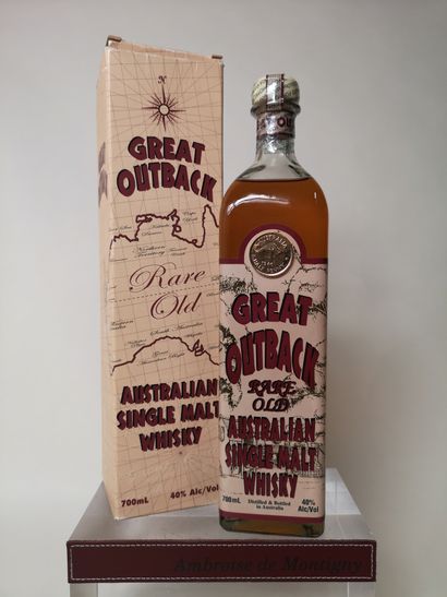 null 1 bottle GREAT OUTBACK Single Malt "Rare Old" AUSTRALIAN WHISKY
