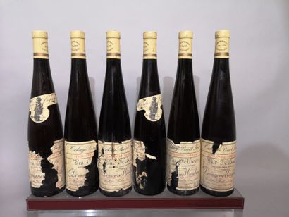 null 6 bottles ALSACE TOKAY Pinot gris "Clos des Capucines" Vendanges Tardives -...