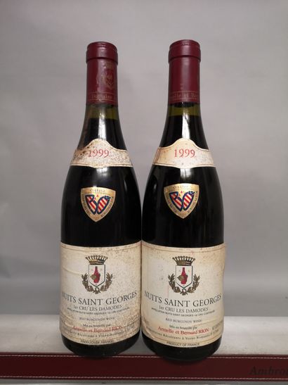 null 2 bouteilles NUITS St. GEORGES 1er cru "Les Damodes" - Armelle et Bernard RION...