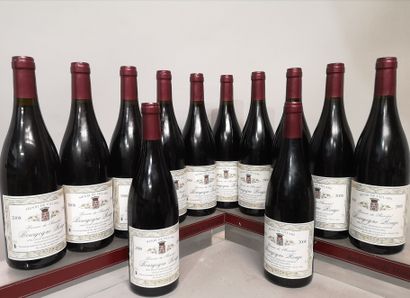 null 12 bouteilles BOURGOGNE Rouge "Réserve du Maréchal" - Henri de VILLARS 2008