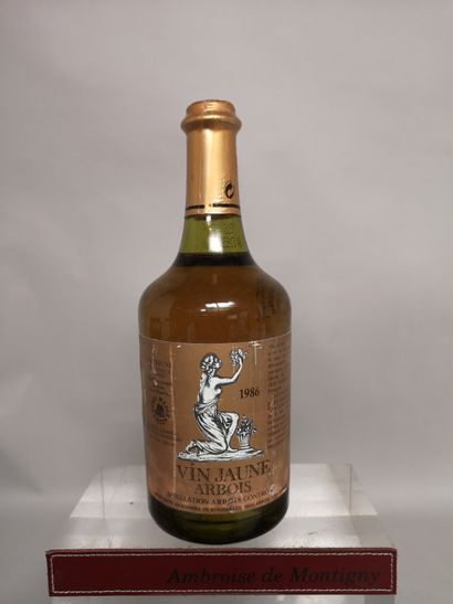 null 1 bouteille ARBOIS Vin Jaune - Henri MAIRE 1986 Etiquette légèrement griffé...