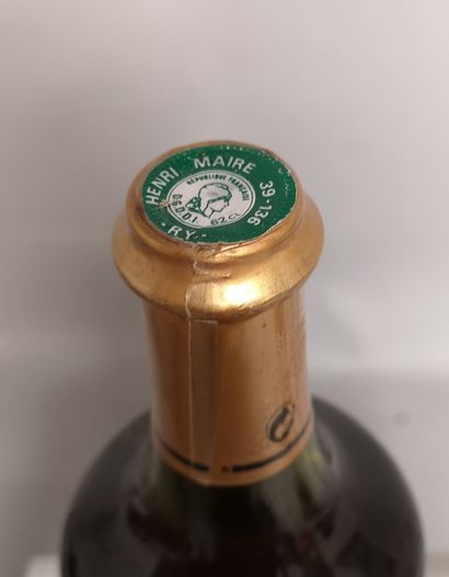 null 1 bouteille ARBOIS Vin Jaune - Henri MAIRE 1986 Etiquette légèrement griffé...