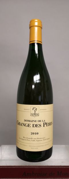 null 1 bouteille Domaine de La GRANGE des PERES Blanc 2010
