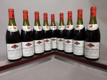 null 9 bouteilles BOUCHARD Père & Fils BEAUJOLAIS DIVERS A VENDRE EN L'ETAT. 5 Saint...