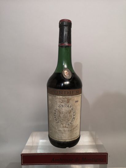 null 1 bouteille Château GRUAUD LAROSE - 2e Gcc Saint Julien 1968 Etiquette légèrement...