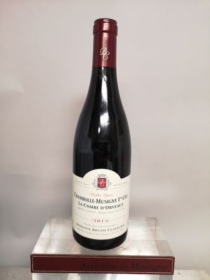 null 1 bouteille CHAMBOLLE MUSIGNY 1er cru La Combe d'Orveaux 2014 - Bruno CLAVE...