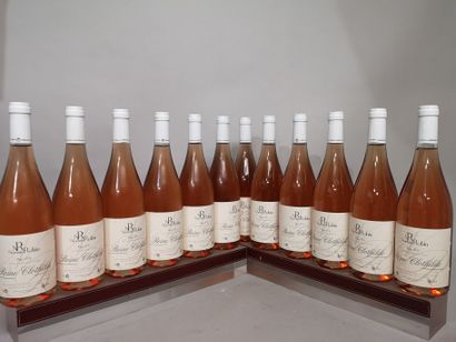 null 12 bouteilles ROSE PAYS D'OC "Reine Clotilde" - Noémie ROBIN nm 1 capsule légèrement...