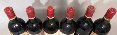 null 6 bouteilles Château CORBIN MICHOTTE - Saint Emilion Grand Cru 1983 Étiquettes...