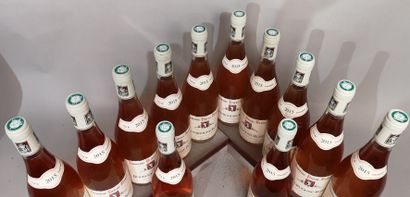 null 12 bouteilles BOURGOGNE ROSE - Domaine PRIEUR BRUNET 2015 3 étiquettes légèrement...
