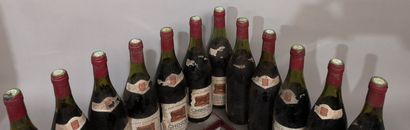 null 12 bouteilles CHINON "La Cave aux Bussars" - M. FONTAINE 1974 A VENDRE EN L'ETAT....