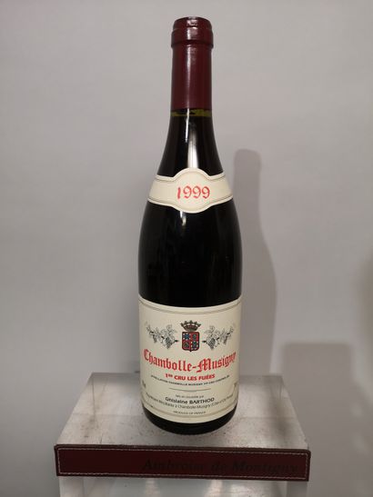 null 1 bouteille CHAMBOLLE MUSIGNY 1er Cru "Les Fuées" 1999 - Ghislaine BARTHOD