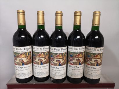 null 5 bottles BANYULS Hors d'âge Aged in Solera - Domaine du MAS BLANC Labels slightly...