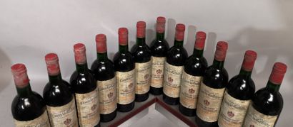 null 12 bouteilles Château CANON LA GAFFELIERE - Gcc de Saint Emilion1985 Étiquettes...