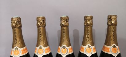 null 5 bouteilles CHAMPAGNE Ch. & A. PRIEUR Brut "Napoléon" A VENDRE EN L'ETAT.