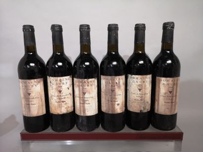 null 6 bouteille Domaine GAUBY Vieilles Vignes 1994 - COTES DU ROUSSILLON Étiquettes...