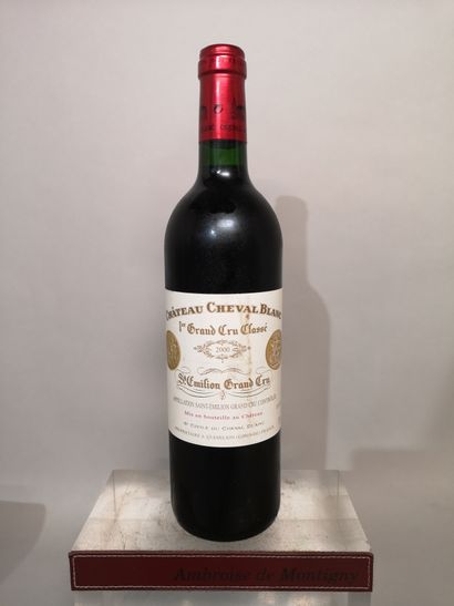 null 1 bouteille Château CHEVAL BLANC - 1er Gcc (A) Saint Emilion 2000 Étiquette...