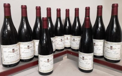 null 12 bouteilles BOURGOGNE Rouge "Réserve du Maréchal" - Henri de VILLARS 2008