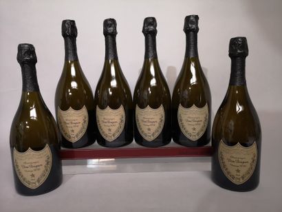 null 6 bottles CHAMPAGNE Dom PERIGNON brut Vintage 2010 Original box.