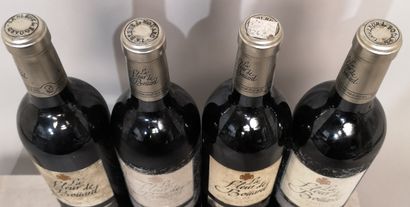 null 4 bouteilles La Fleur de BOUARD - Lalande de Pomerol 2003 Étiquettes légèrement...