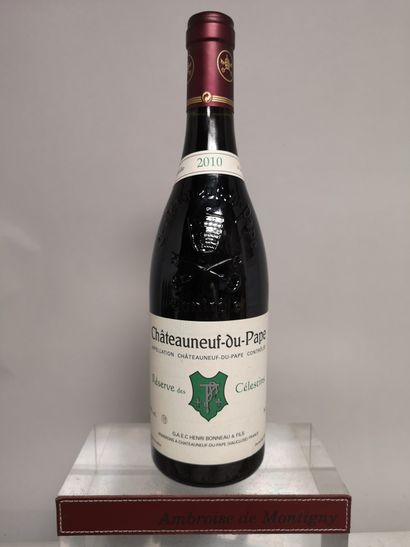 null 1 bouteille CHÂTEAUNEUF du PAPE "Réserve des Célestins" 2010 - H. BONNEAU