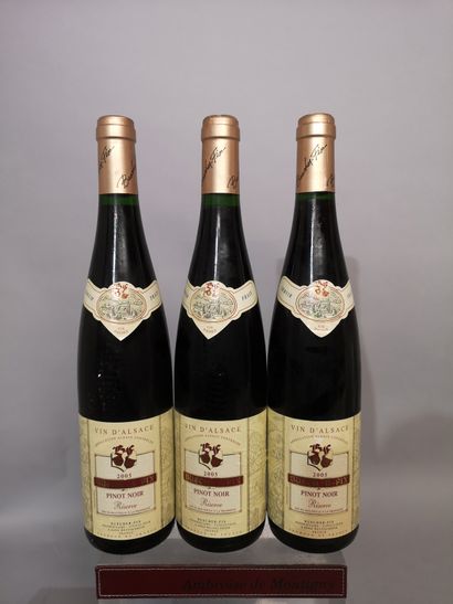 null 3 bouteilles ALSACE Pinot noir - BEUCHER FIX 2005