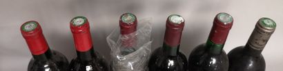null 6 bouteilles VINS DIVERS A VENDRE EN L'ETAT Dont Bordeaux