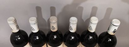 null 6 bouteilles BANYULS "Rimage" - Domaine du MAS BLANC 1989 Étiquettes tachées...