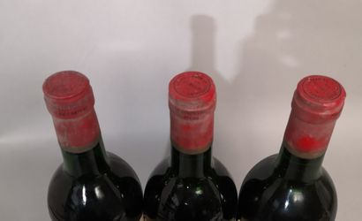 null 3 bouteilles Château CANON LA GAFFELIERE - Gcc de Saint Emilion 1985 Étiquettes...