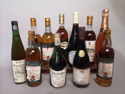 null 11 bouteilles VINS DIVERS DE FRANCE A VENDRE EN L'ETAT Jurançon, Monbazillac,...