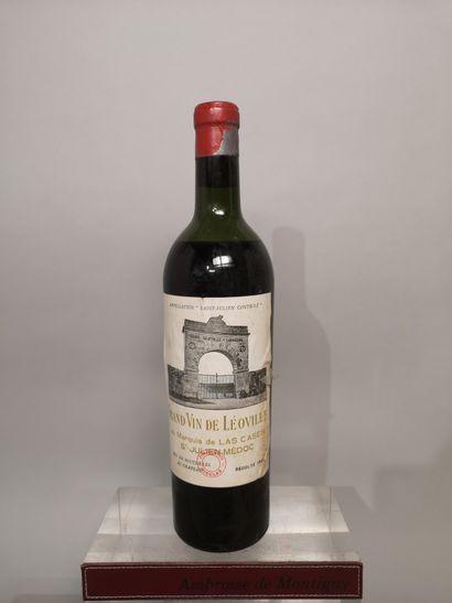 null 1 bouteille Château LEOVILLE LAS CASES - 2e Gcc Saint Julien 1945 Étiquette...