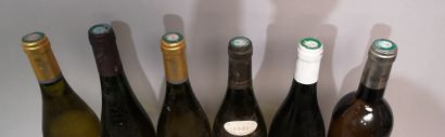 null 6 bouteilles VINS BLANCS DIVERS A VENDRE EN L'ETAT Coteaux du Layon, Coteaux...
