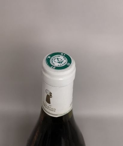 null 1 bouteille BEAUNE 1er cru Pertuizots 2002 - Bouzereau Emonin Etiquette légèrement...