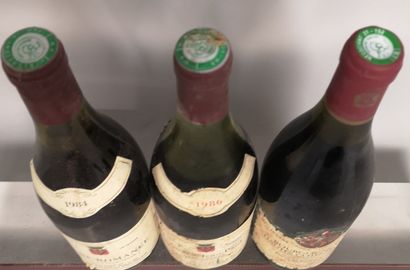null 3 bouteilles BOURGOGNE DIVERS 1 VOSNE ROMANEE 1984 - succ. J. COVLET 1 BOURGOGNE...