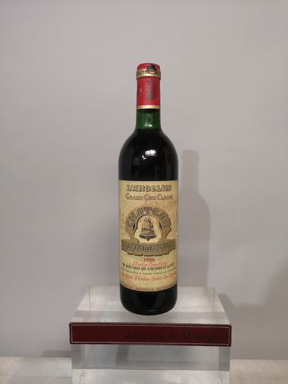 null 1 bouteille Château L'ANGELUS - 1er Grand Cru Classé Saint Emilion 1986 Étiquette...