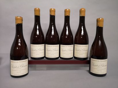 null 6 bouteilles QUARTS de CHAUME Grand Cru "Clos Paradis" - Château de l'Echarderie...