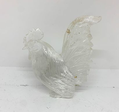 null COQ 
in glass.
Size : 8.5 cm.
(misses)