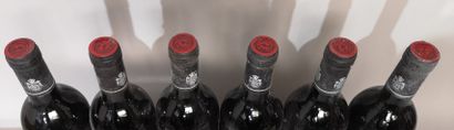 null 6 bottles ITALY CHIANTI Classico - Castello Dei RAMPOLLA 1987 Stained and damaged...